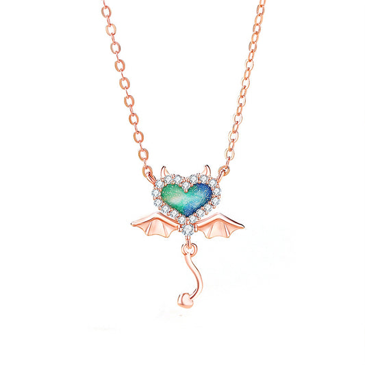 Devil Pendant Necklace for Girls