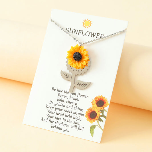 First Day at School Motivational Necklace Gift