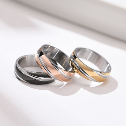 Custom Engraved Swirl Ring for Men Gift
