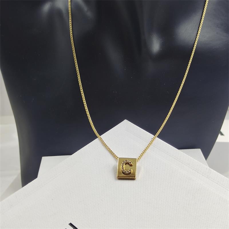 Gold Plated Custom Initial Necklace
