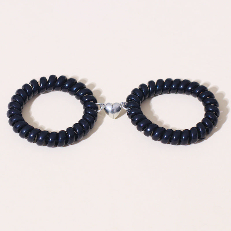 Magnetic Hearts Friendship Bracelets Set for Couples