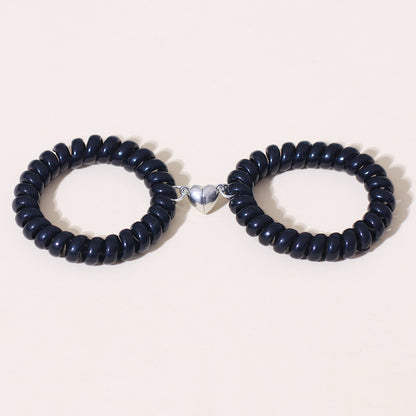 Magnetic Hearts Friendship Bracelets Set for Couples