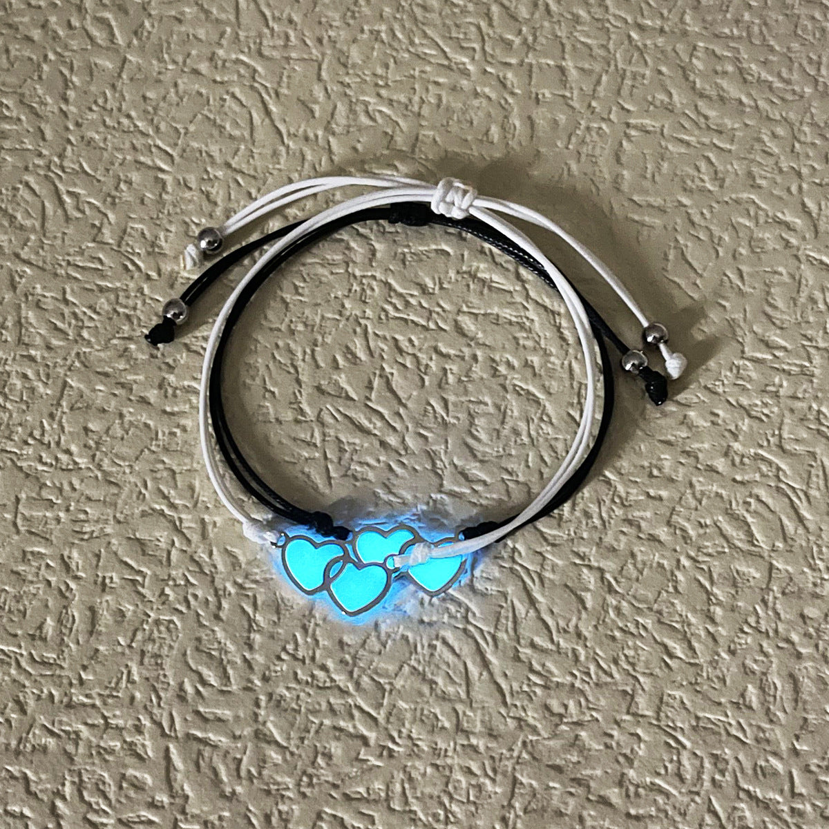 Night Glowing Matching Couple Bracelets Set for Two