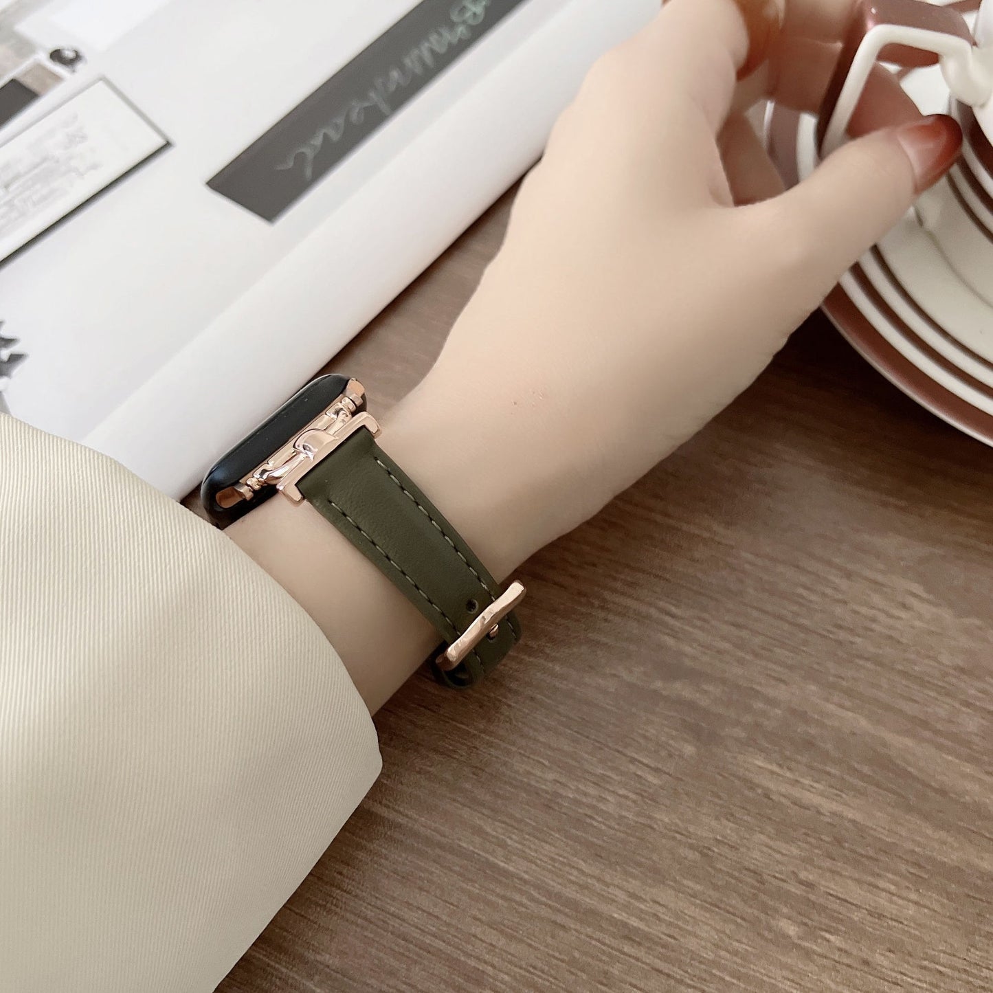 Leather Wristband for Apple iWatch