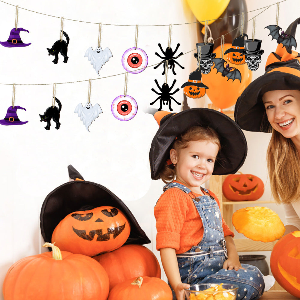 Halloween Party Wall Hanging Decoration Set