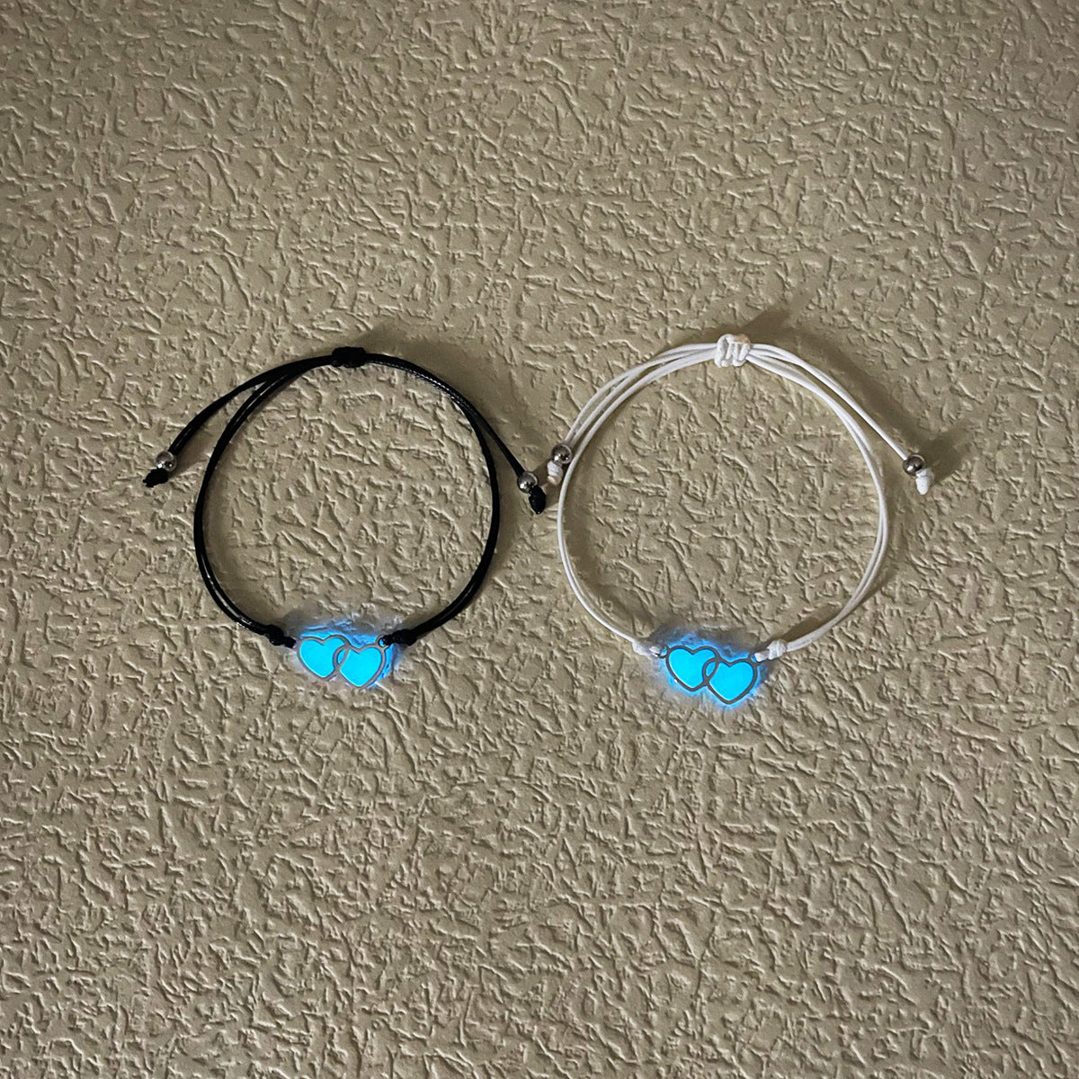 Night Glowing Matching Couple Bracelets Set for Two