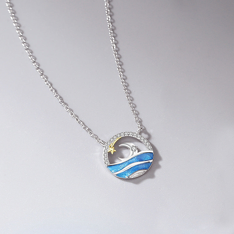 Sun and Moon Engravable Necklaces for Couples