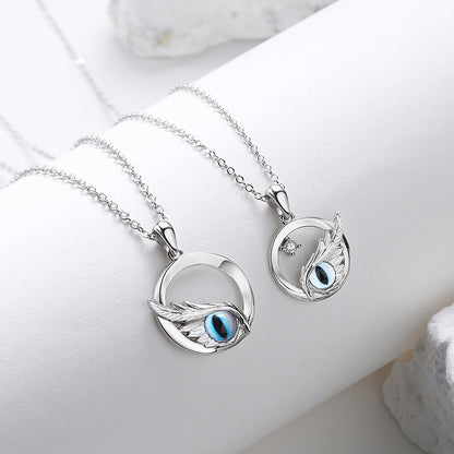 Devil Eyes Matching Necklaces for Couples