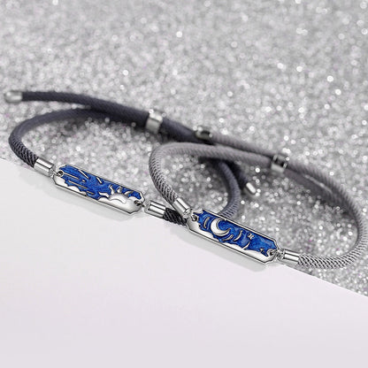Sun Moon Bracelets for Him and Her