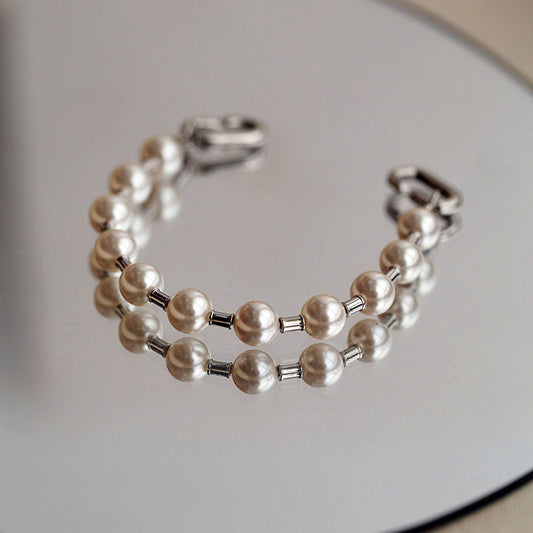 Natural Pearl Womens Bracelet