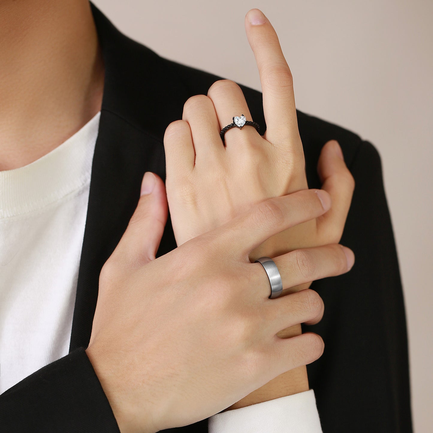 Custom Engravable Wedding Rings for Men and Women