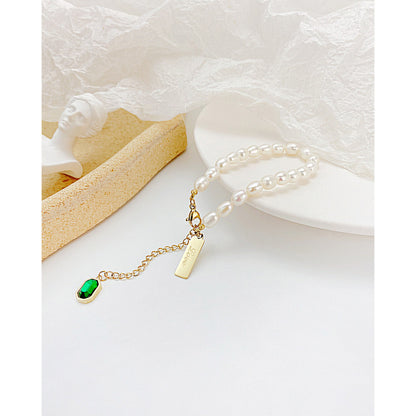 Love Charm Natural Pearl Bracelet