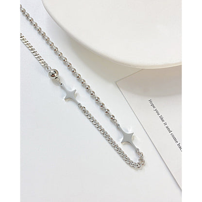 Mixed Chain Minimalist Necklace