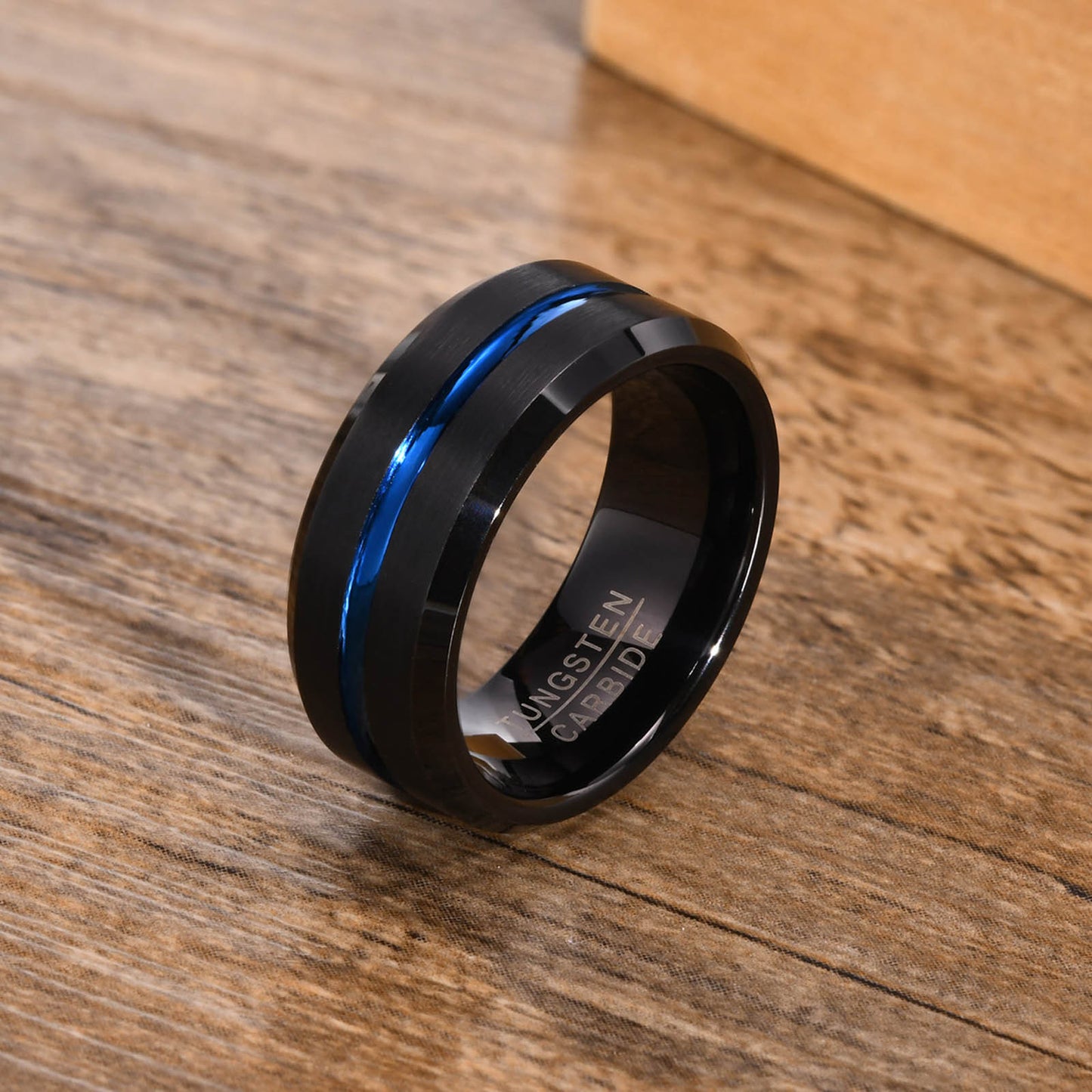 Custom Engraved Tungsten Ring for Men