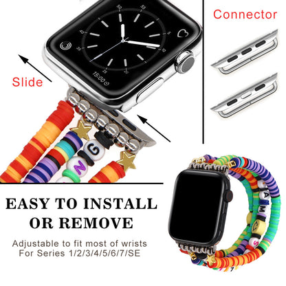 Colorful Beads Wristband for Apple iWatch