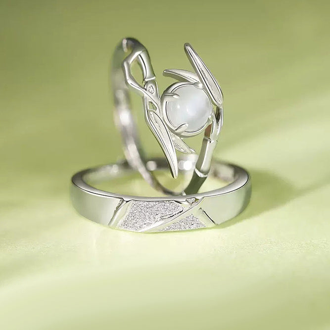 Custom Unique Matching Romantic Rings for Couples Loforay.com
