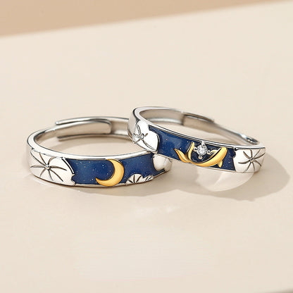 Engravable Matching Pair Twin Rings Set for Couples
