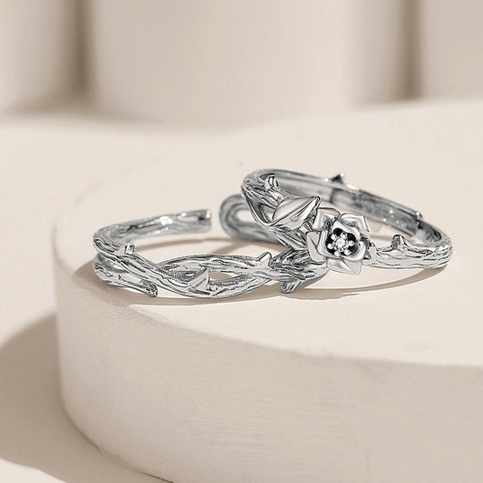 Personalized Matching Wedding Rings for Him and Her
