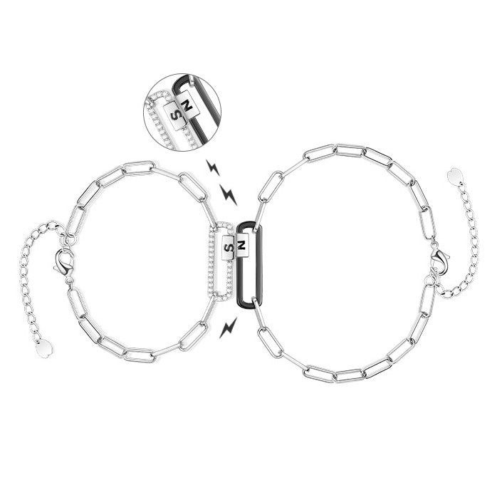 Magnetic Connecting Charms Couple Bracelets