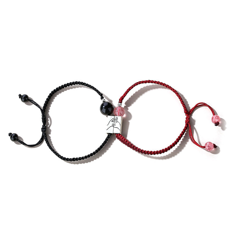 Magnetic Relationship Couple Bracelets Set