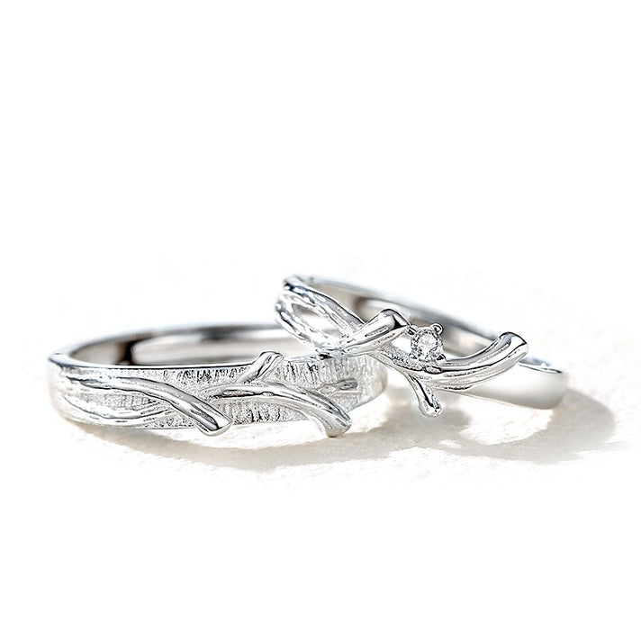 Custom Engravable Matching Wedding Rings for Two